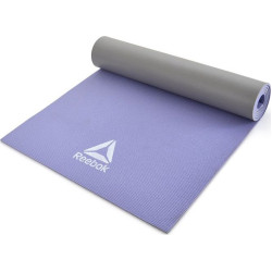 Двосторонній килимок для йоги Reebok фіолетовий, сірий