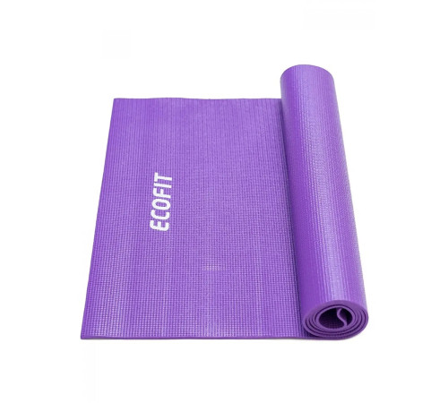 Килимок для вправ EcoFit MD9010, 173 х 61 х 0,6 см, фіолетовий