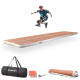Килимок надувний inSPORTline Airstunt 500 x 100 x 10 см, бежевий