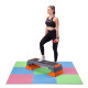 Килимок-пазл захисний MP10 ONE FITNESS – 9 частин/рожево-зелено-блакитний