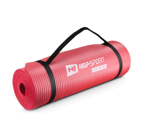 Мат для фітнесу та йоги з отворами Hop-Sport HS-N015GM 1,5 см червоний Мат для фітнесу та йоги з отворами Hop-Sport HS-N015GM 1,5 см червоний