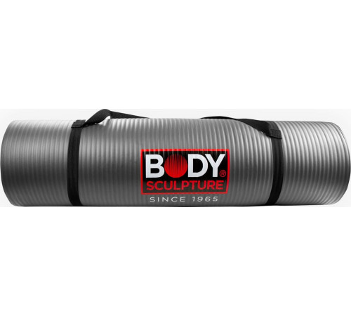 Фітнес-килимок Body Sculpture BB 8330 185 cm x 80 cm x 1.5 cm - сірий