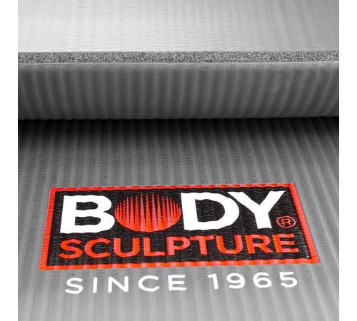 Фітнес-килимок Body Sculpture BB 8330 185 cm x 80 cm x 1.5 cm - сірий