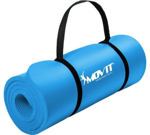 Тренувальний килимок Movit M02305 190 см x 60 см x 1,5 см синій Тренувальний килимок Movit M02305 190 см x 60 см x 1,5 см синій