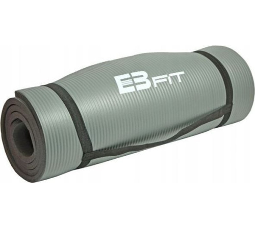 Фітнес-килимок Eb Fit NBR 180 cm x 60 cm x 1.5 cm - сірий Фітнес-килимок Eb Fit NBR 180 cm x 60 cm x 1.5 cm - сірий