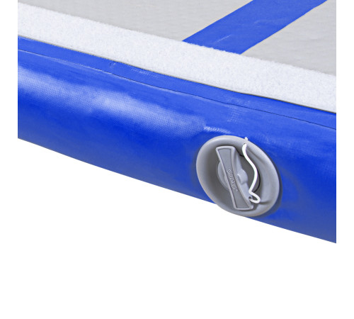 Килимок надувний Airtrack inSPORTline Airstunt 500x100x10 см, біло-синій