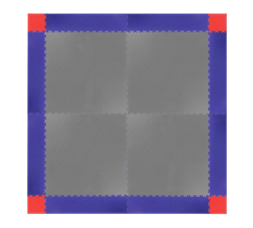 Шматочки для пазл килимка inSPORTline Simple Blue – 2 шт. Шматочки для пазл килимка inSPORTline Simple Blue – 2 шт.