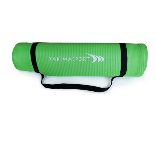 Фітнес-килимок YakimaSport NBR PRO 180 cm x 60 cm x 1 cm - зелений Фітнес-килимок YakimaSport NBR PRO 180 cm x 60 cm x 1 cm - зелений