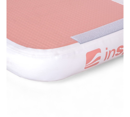 Килимок надувний Airtrack inSPORTline Airstunt 500x100x10 см, рожевий