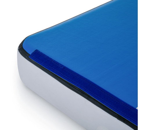 Килимок надувний гімнастичний inSPORTline Aircase 280x140 см синьо-білий