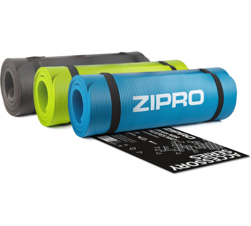 Фітнес-килимок Ziprо 180 cm x 60 cm x 1.5 cm - синій