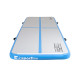 Килимок надувний Airtrack inSPORTline Airstunt 400x100 см, сіро-бірюзовий