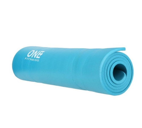 Килимок для йоги YM30 ONE FITNESS – блакитний 