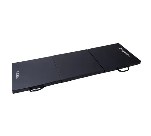 Розкладний гімнастичний матрац inSPORTline Trifold mat 195x90x5 см - Чорний Розкладний гімнастичний матрац inSPORTline Trifold mat 195x90x5 см - Чорний
