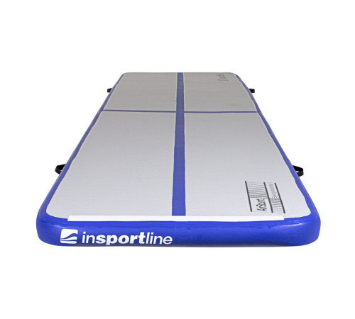 Килимок надувний Airtrack inSPORTline Airstunt 500x100 см сіро-синій