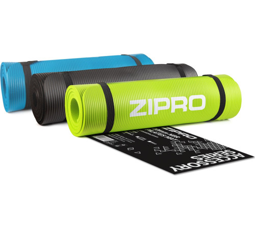 Фітнес-килимок Zipro 180 cm x 60 cm x 1 cm - зелений Фітнес-килимок Zipro 180 cm x 60 cm x 1 cm - зелений