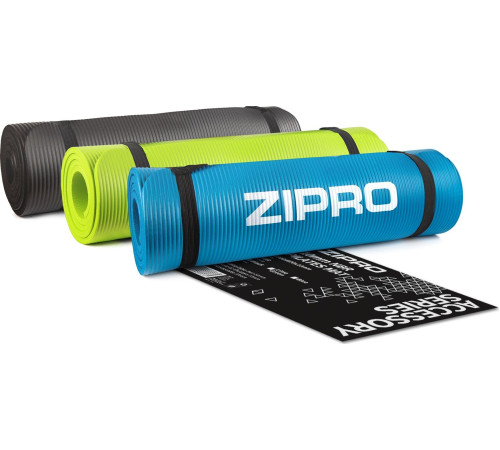 Тренувальний килимок Zipro 180 см х 60 см х 1 см синій