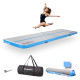 Килимок надувний Airtrack inSPORTline Airstunt 400x100x10 см, білий