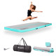 Надувний килимок для тренувань Airtrack inSPORTline Airstunt 300x100x10 см білий