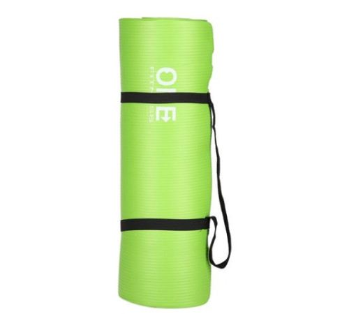 Килимок для йоги YM40 ONE FITNESS – салатовий