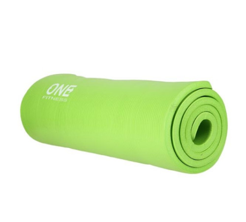 Килимок для йоги YM40 ONE FITNESS – салатовий