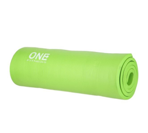 Килимок для йоги YM40 ONE FITNESS – салатовий