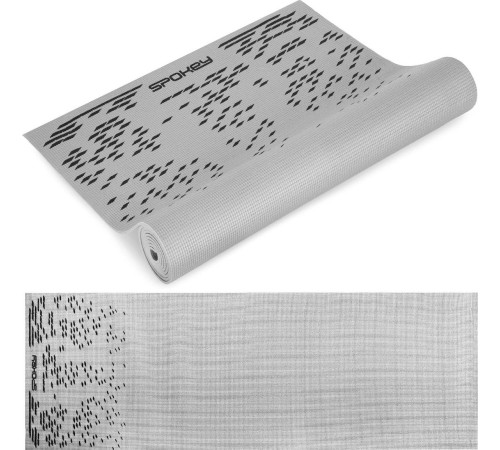 Килимок для фітнесу Spokey Lightmat II 180x60x0.4 см - сірий