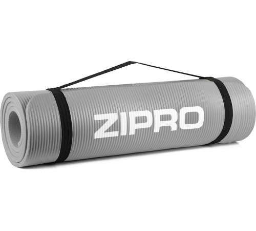Тренувальний килимок Zipro 180 см х 60 см х 1 см сірий Тренувальний килимок Zipro 180 см х 60 см х 1 см сірий