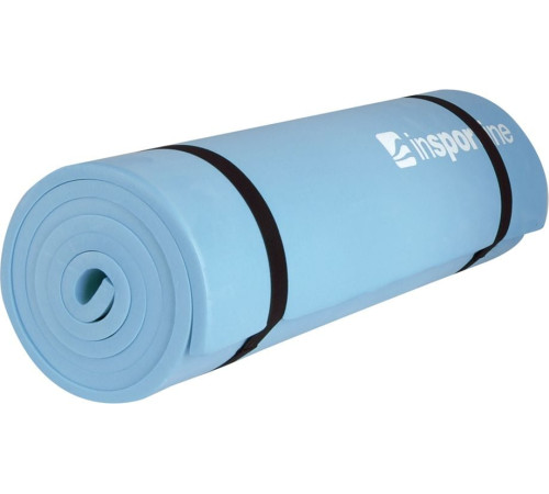 Фітнес-килимок inSPORTline EVA 180 cm x 50 cm x 1 cm - блакитний Фітнес-килимок inSPORTline EVA 180 cm x 50 cm x 1 cm - блакитний