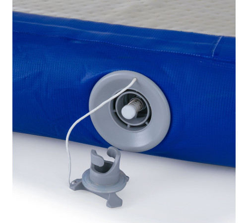 Килимок надувний inSPORTline Airplace 90x60 см, сіро-синій