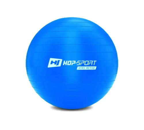 Фітбол Hop-Sport 65 см синій + насос