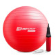 Фітбол Hop-Sport 65 см червоний + насос