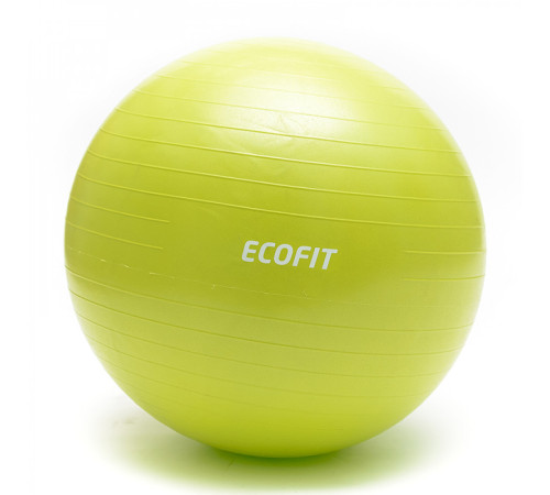 Гімнастичний м’яч Ecofit MD1225 75 см, жовтий