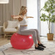 Фітбол масажний Hop-Sport 65 см червоний + насос