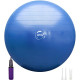 М'яч для фітнесу WCG 65 Anti-Burst 300 кг синій + насос