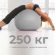 М'яч для фітнесу WCG 75 Anti-Burst 250 кг сірий + насос