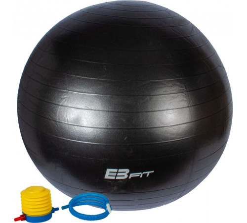 Гімнастичний м'яч з насосом Energetic Body 85 cm - чорний Гімнастичний м'яч з насосом Energetic Body 85 cm - чорний