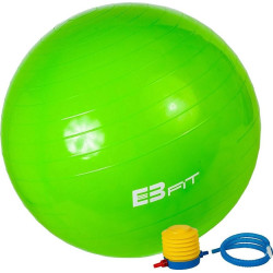 Гімнастичний м'яч з насосом Energetic Body 55 cm - зелений 