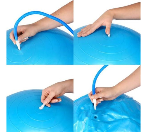 Гімнастичний м'яч HMS YB01 55cm - чорний