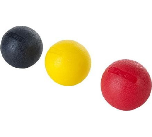 Набір реабілітаційних м'ячів Pure2Improve Massage Ball - червоний, жовтий, чорний/ 3 шт.
