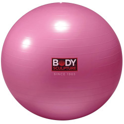 Гімнастичний м'яч Body Sculpture Anti-Burst 56cm - рожевий 