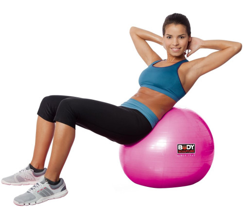 Гімнастичний м'яч Body Sculpture Anti-Burst 56cm - рожевий Гімнастичний м'яч Body Sculpture Anti-Burst 56cm - рожевий