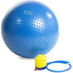 Гімнастичний м'яч YB03 55cm - блакитний