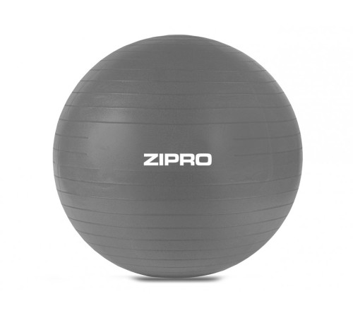 М'яч гімнастичний Zipro Anti-Burst 65 см, сірий М'яч гімнастичний Zipro Anti-Burst 65 см, сірий