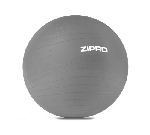М'яч гімнастичний Zipro Anti-Burst 65 см, сірий М'яч гімнастичний Zipro Anti-Burst 65 см, сірий