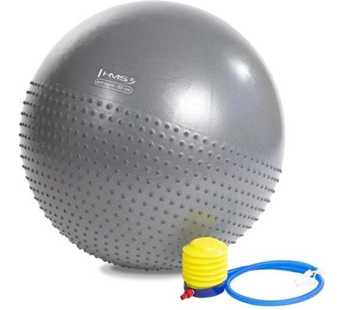 Гімнастичний м'яч HMS YB03 65cm - темно-сірий