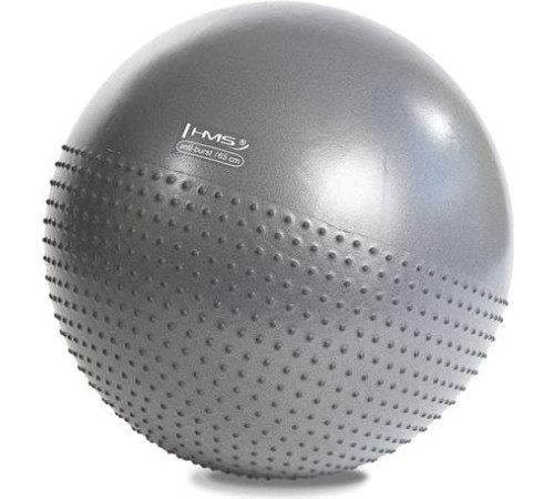 Гімнастичний м'яч HMS YB03 65cm - темно-сірий