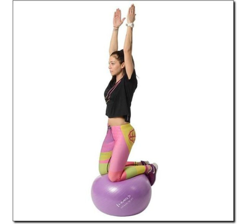 Гімнастичний м'яч HMS Anti-Burst 65cm (YB02) - фіолетовий