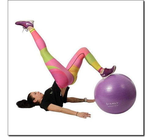 Гімнастичний м'яч HMS Anti-Burst 65cm (YB02) - фіолетовий