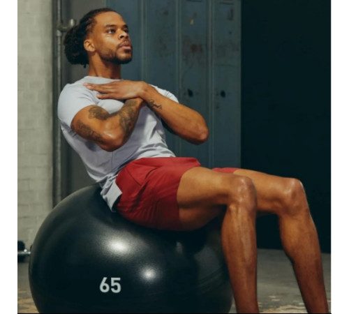 Фітбол Adidas Gymball 65 см, чорний